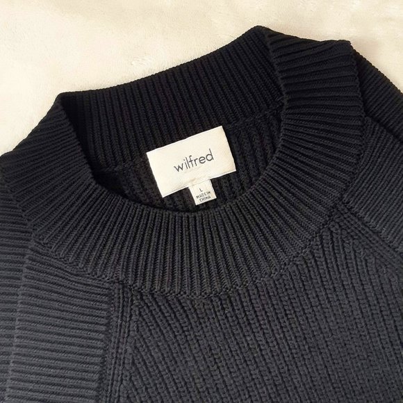 Aritzia | Wilfred Black Crevier Knit Top - Picture 4 of 5